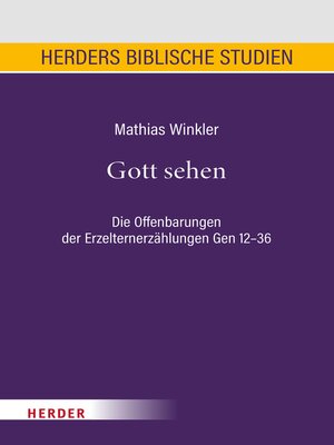 cover image of Gott sehen